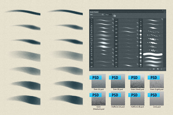 RM Sketch Board (PSbruhes & presets) in Add-Ons - product preview 2