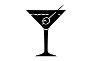 Martini glyph icon