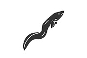 Eel glyph icon