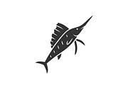 Sailfish glyph icon