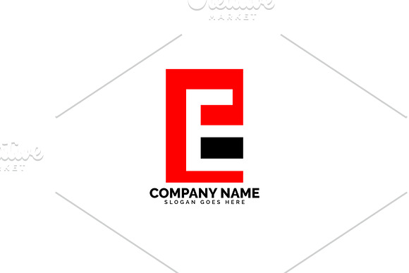 pe letter logo in Logo Templates - product preview 1