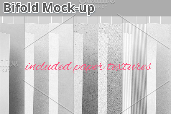 Bifold Brochure Mockup in Print Mockups - product preview 4