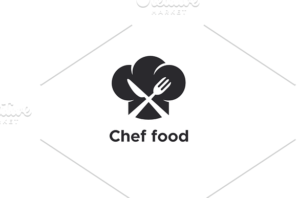 Chef Food Logo in Logo Templates - product preview 2