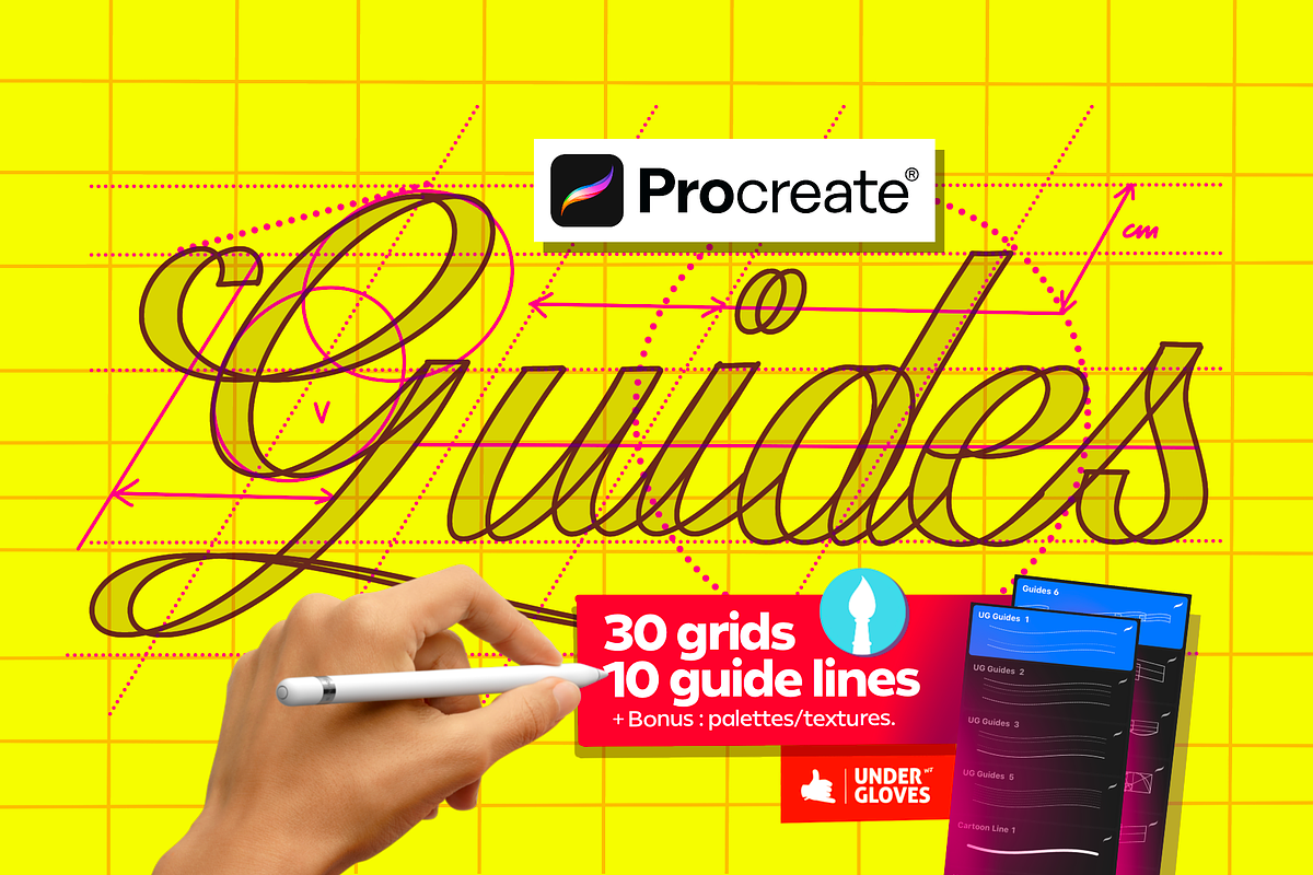 40 Grids & guide lines for Procreate in Add-Ons - product preview 8
