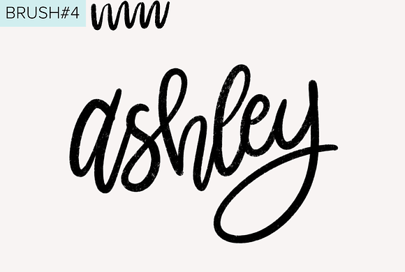 Modern Procreate Lettering Brushes in Add-Ons - product preview 4