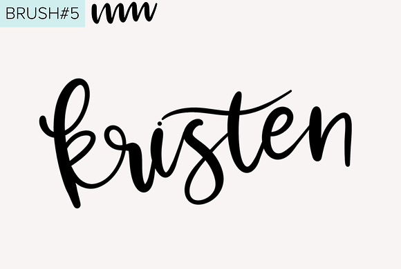 Modern Procreate Lettering Brushes in Add-Ons - product preview 5