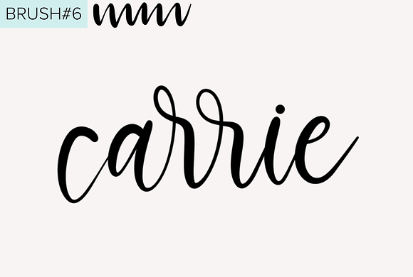 Modern Procreate Lettering Brushes in Add-Ons - product preview 6