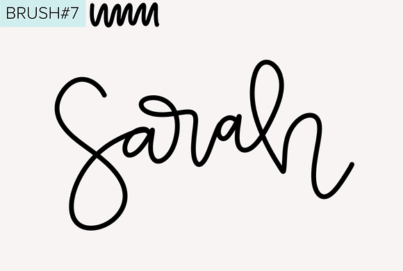 Modern Procreate Lettering Brushes in Add-Ons - product preview 7