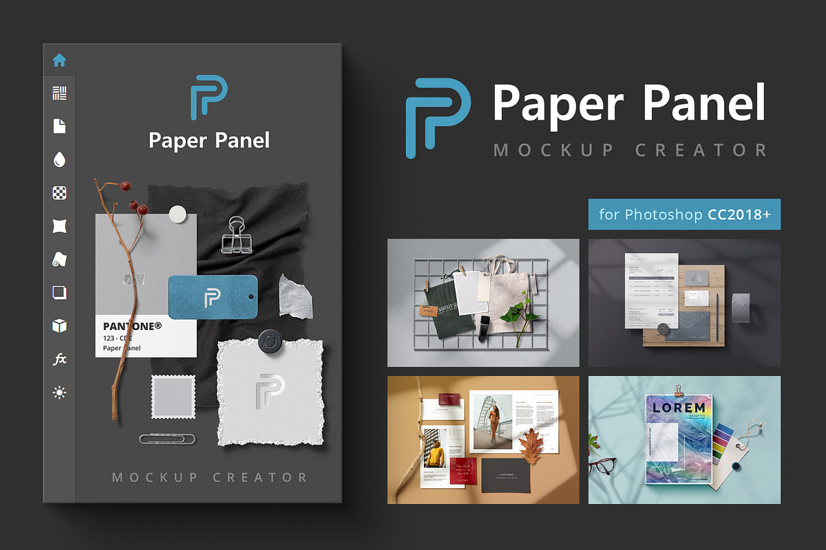 Paper Panel - Mockup Creator in Scene Creator Mockups - product preview 8