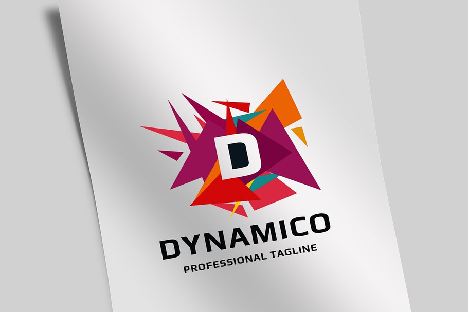 Dynamico Letter D Logo in Logo Templates - product preview 8