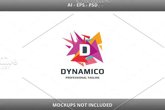 Dynamico Letter D Logo in Logo Templates - product preview 1