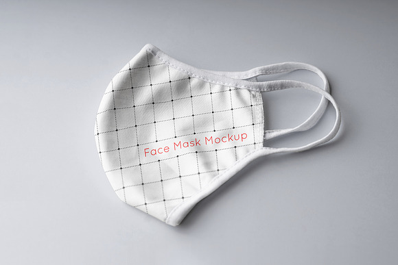 Face Mask Mockup in Mockup Templates - product preview 2