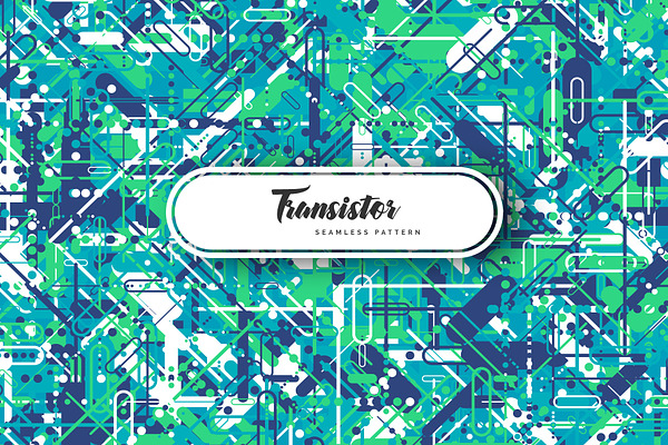 'Transistor' Seamless Pattern