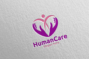 Health Care and heart Vector Logo 2
