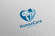 Health Care and heart Logo 3