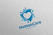 Health Care and heart Logo Design 5