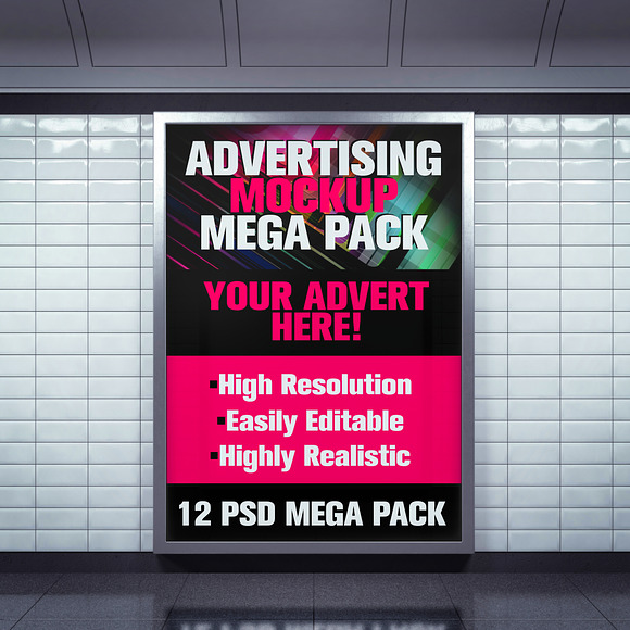 Advertising Mockup in Mockup Templates - product preview 1
