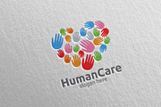 Love Hand and Health Care Logo 9