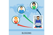 Business concept blogging