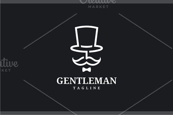 Gentleman Logo in Logo Templates - product preview 1