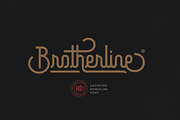 Brotherline - Logotype Font