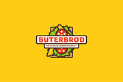 ButerBrod food logo sandwich
