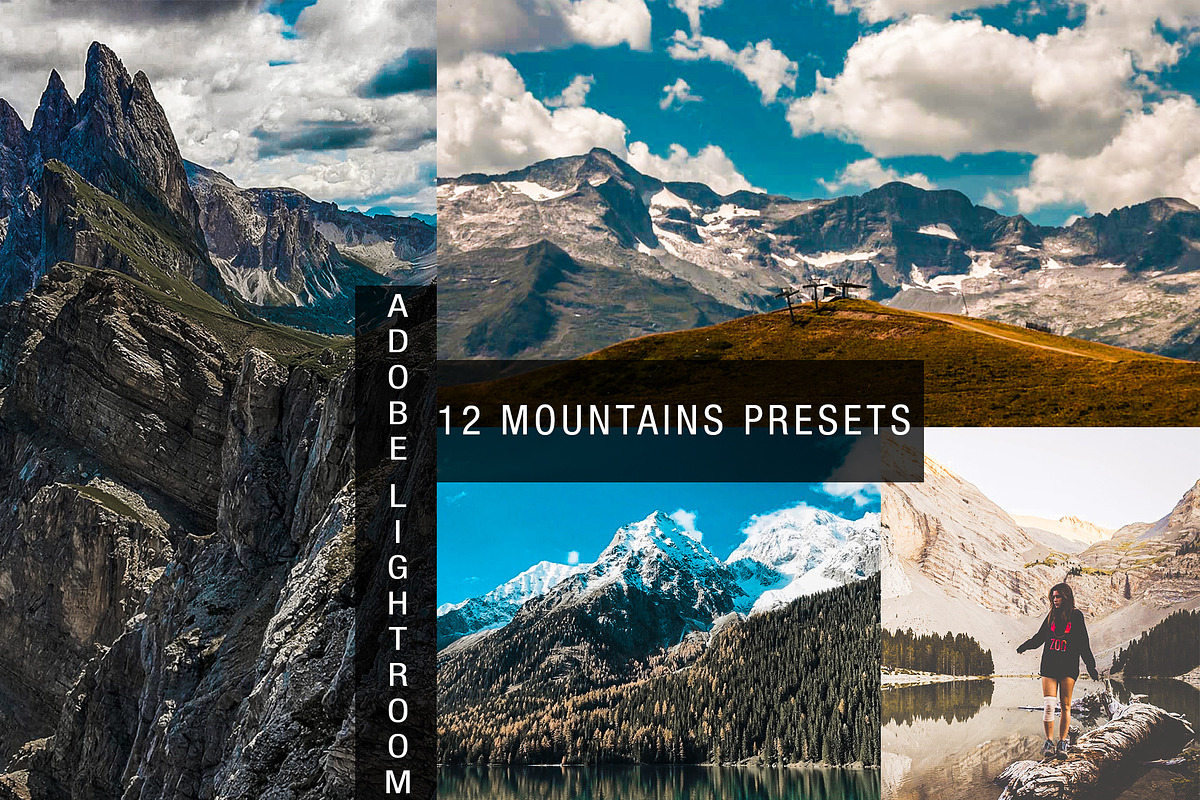 12 mountains lightroom presets in Add-Ons - product preview 8