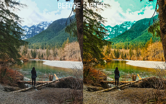 12 mountains lightroom presets in Add-Ons - product preview 4