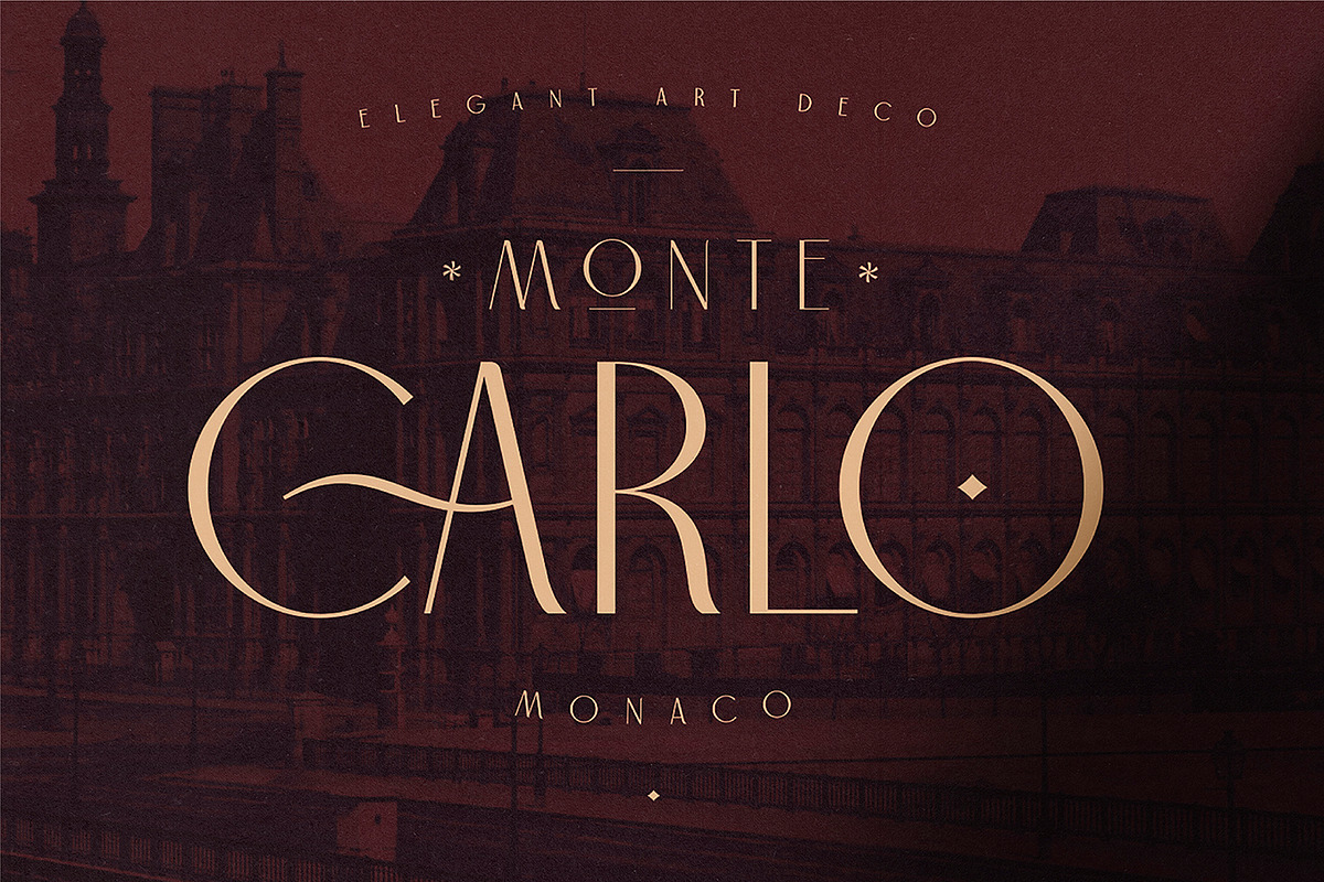 Carlo Monaco - Elegant Art Deco in Sans-Serif Fonts - product preview 8