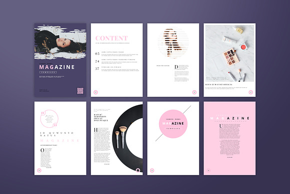 Fashion / Women Magazine Template in Magazine Templates - product preview 1