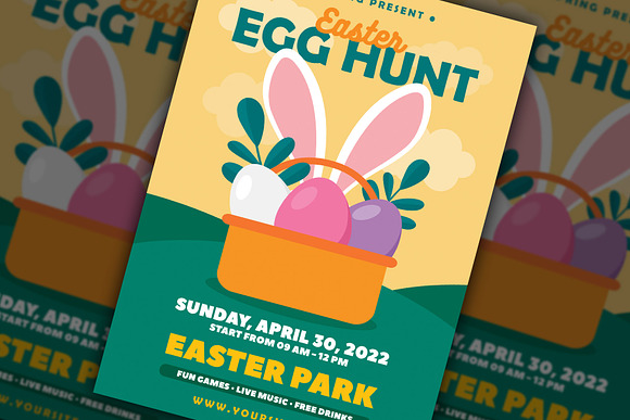Easter Flyer in Flyer Templates - product preview 1