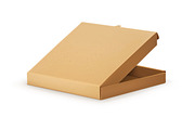 Cardboard box for pizza