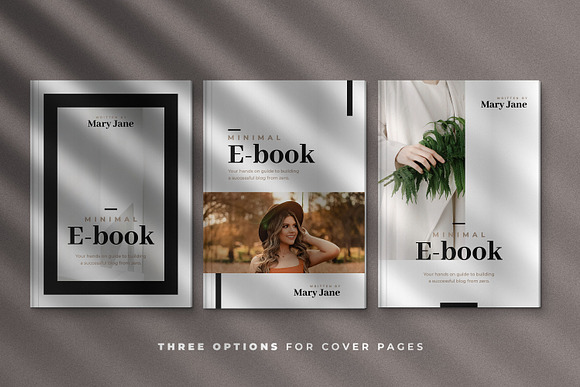 Minimal Ebook Templates For Canva in Magazine Templates - product preview 2