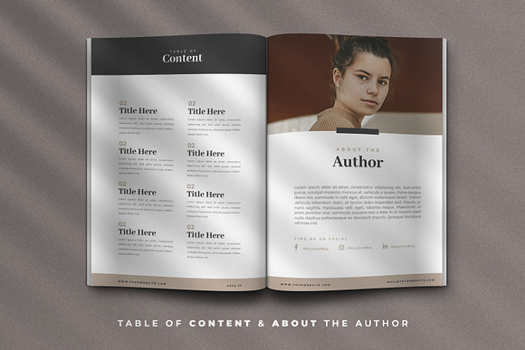Minimal Ebook Templates For Canva in Magazine Templates - product preview 3