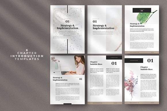 Minimal Ebook Templates For Canva in Magazine Templates - product preview 5