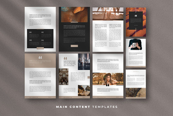 Minimal Ebook Templates For Canva in Magazine Templates - product preview 6