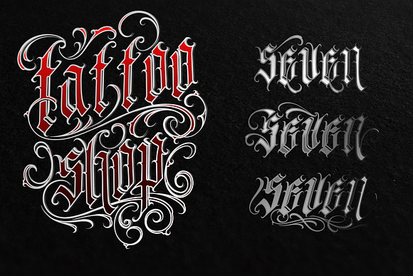 SINNERS FONT + Extra Ornament in Blackletter Fonts - product preview 5