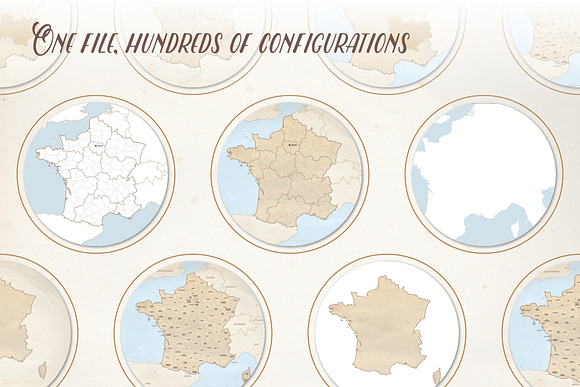 Le Tour du Monde - France vector map in Objects - product preview 4