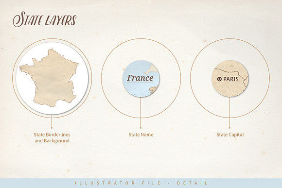 Le Tour du Monde - France vector map in Objects - product preview 10