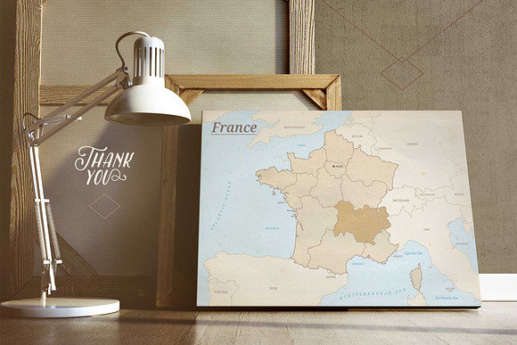 Le Tour du Monde - France vector map in Objects - product preview 19