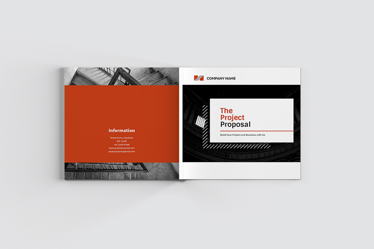 The Project Company Profile in Magazine Templates - product preview 8