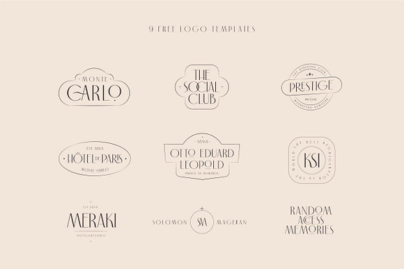 Carlo Monaco - Elegant Art Deco in Sans-Serif Fonts - product preview 14