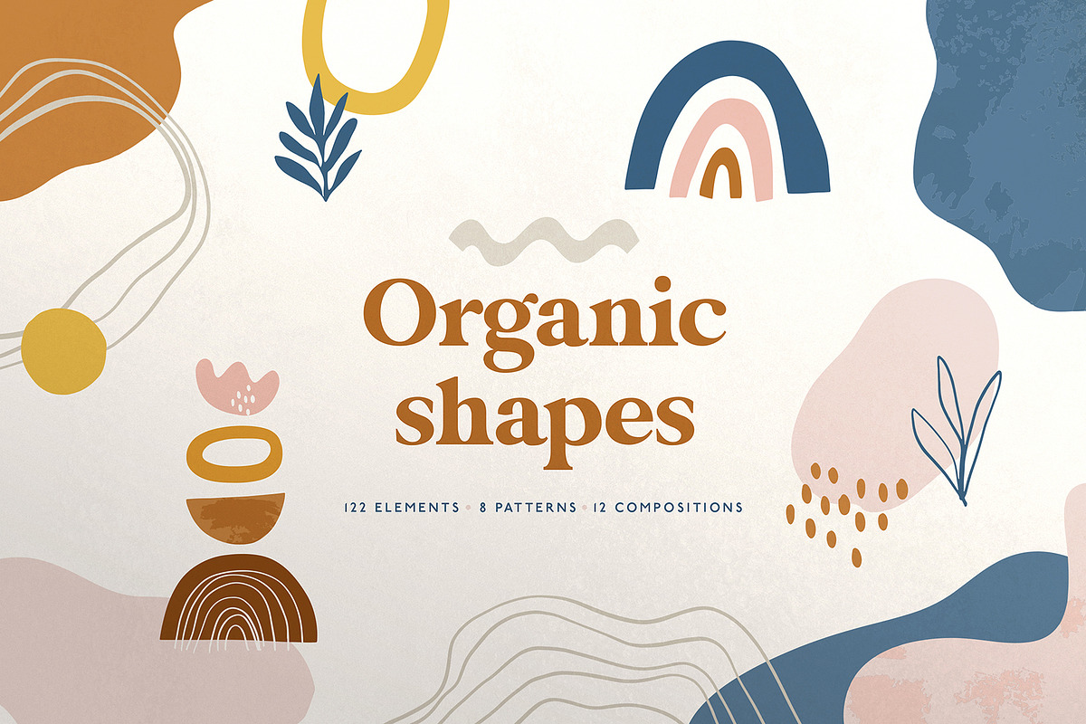 Abstract Organic Shapes Collection in Illustrations - product preview 8