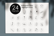 Hands Instagram Story Highlight Icon