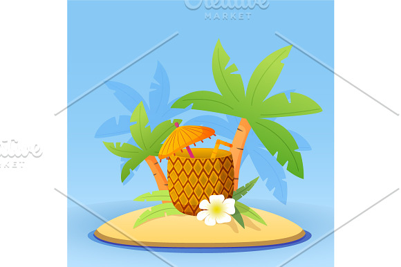 Pineapple сollection. in Illustrations - product preview 9