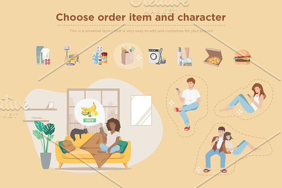 Delivery illustration creator in Illustrations - product preview 2