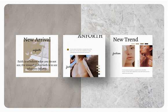 Anforth Instastory & Post Instagram in Instagram Templates - product preview 6