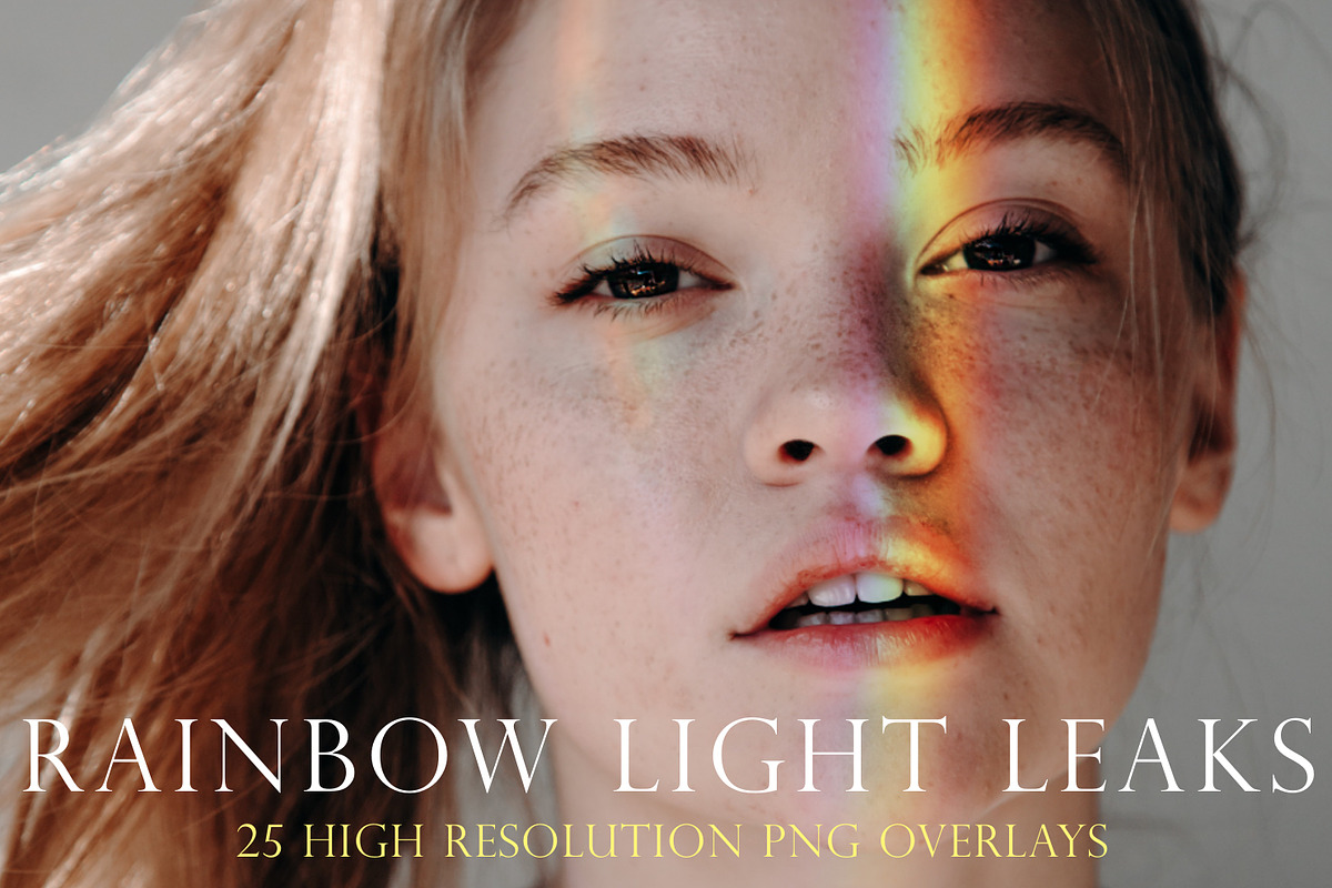 Rainbow light leak overlays in Add-Ons - product preview 8