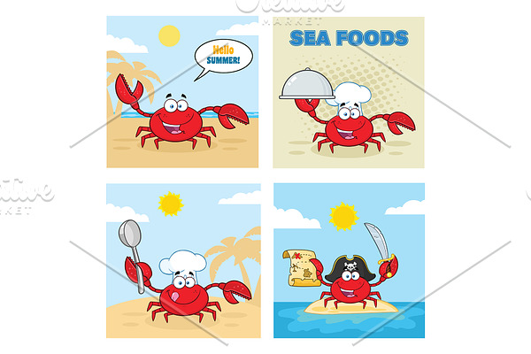 Crab Character Collection - 4