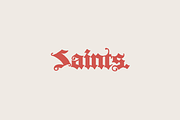 Saints Typeface